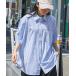  shirt blouse men's over Roo z Broad regular color S/S shirt big Silhouette short sleeves shirt 