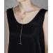 �l�b�N���X �uISOLATION / �A�C�\���[�V�����vSilver925 Cut Chain Long Necklace / �J�b�g�`�F�[�� �}���e���l�b�N���X �����O ���f�B�[�X �����Y