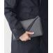  bag clutch bag men's SHIPS: Smart leather clutch bag 
