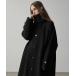  turn-down collar coat men's [CLEL]Tech Melton Loose Soutien Collar Coat/ Tec melt n Roo z turn-down collar 