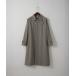  пальто с отложным воротником пальто [ESPONT]recycle polyester twill balmacaan coat мужской женский 
