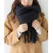  большой размер muffler палантин [HER CLOSET] нежный бахрома объем muffler FLUFFY FRINGE VOLUME MUFFLER женский мужской 