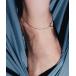 аллергия соответствует ножной браслет [les bon bon]harmony anklet white gold BOB173 женский 