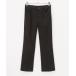  брюки одноцветный semi flare pants мужской 