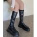  boots lady's [OKUOKU Recommend Select] thickness bottom ankle boots oku-shoes-626860130091-42 U