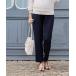  maternity lady's high stretch Easy care tapered pants ( maternity / nursing clothes ) nursing easily .. clothes production front * postpartum correspondence 
