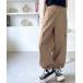  pants cargo pants lady's [JaVa Java collaboration ] woman .. Work taste. cotton 100% hem do Lost 2way work pants 