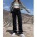  широкий брюки джинсы Denim Denim брюки прекрасный Silhouette высокий талия широкий Denim брюки женский 