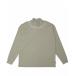 t T  EXAMPLE CURSIVE CIRCLE LOGO MOCK NECK L/S TEE