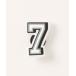  Crocs номер 7 / crocs Jibbitz B&W Number 7