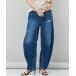  pants Denim jeans lady's Curensology( Curren Solo ji-)/[&RC] damage car vi - Denim pants 