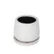  ваза GLAZED POT ROUND WHITE S / серый zdo pot раунд S