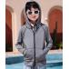  Rush Guard Kids купальный костюм длинный рукав с капюшоном . Zip выше Rush Guard Parker Kids ребенок мужчина девочка 