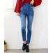  джинсы Denim Denim брюки super стрейч высокий талия обтягивающий брюки женский 