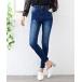  джинсы Denim Denim брюки высокий талия Denim обтягивающий брюки женский 