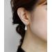  серьги biju- цветок × жемчуг серьги женский 