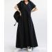  One-piece хлопок 100 V шея tuck One-piece 