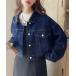  lady's jacket G Jean Short Denim jacket 