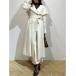  coat trench coat 3WAY big color trench coat lady's 