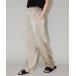  pants slacks lady's [S,M,L size development ] tuck satin wide slacks pants / setup correspondence 