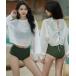  Rush Guard женский купальный костюм длинный рукав sia- укороченные брюки длина Rush Guard tops женский 