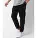  pants men's MRU stretch Semi-wide tapered pants cropped pants 9 minute height 