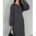  One-piece chu-ru рукав tuck One-piece 
