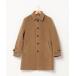  men's [nano*universe] turn-down collar coat S Brown 