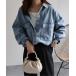  lady's jacket G Jean Denim shirt jacket 