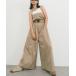  pants chinos lady's Bear wide overall 