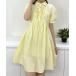 [Twinkle;pm] short sleeves tunic FREE yellow lady's 