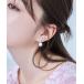  серьги CLOVER & PEARL EARRINGS пресная вода ba блокировка жемчуг серьги женский 