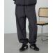  брюки [MAISON CLUB] one отметка вышивка нейлон грузовик брюки выставить соответствует LESS IS MORE мужской 
