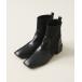 [natural couture] short boots LARGE black lady's 