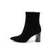 [STACCATO] short boots 22.5cm black group other lady's 