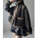  мутоновое пальто боа пальто Vintage Denim мутон B-3 укороченные брюки "куртка пилота" женский 
