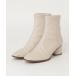 [ADAM ET ROPE'] short boots 38 beige lady's 