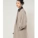 [FREAK'S STORE] пальто с отложным воротником свободный бежевый женский 