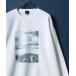  футболка тренировочный Cardboard Knit Logo & Photo Print Pullover Sweatshirt/ картон вязаный Logo & фото принт футболка тренировочные топы 