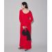  One-piece 2way Uneck rib long dress/2way U шея ребра длинное платье 