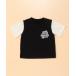  baby Kids Logo print short sleeves T-shirt ( baby size )