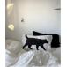  bed постельные принадлежности [ BARELY BLUE / Bear Lee голубой ] искусство фото принт pillow кейс / подушка покрытие 