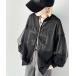  jacket blouson lady's now ...... feeling .....chu-ru× chiffon Layered sia- blouson 