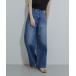  pants Denim jeans lady's [WEB limitation ] wide Denim 