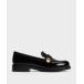  Loafer металлик пряжка ремешок Loafer женский 