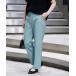  pants lady's tuck tapered pants 