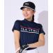  блуза рубашка [FILA GOLF/ filler Golf ] женский короткий рукав mok шея рубашка Golf женский 