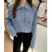  lady's jacket G Jean Denim shirt lady's Denim jacket 