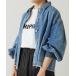  jacket G Jean lady's [FRIPIER] puff sleeve coverall Denim jacket 