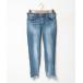 [Ungrid] damage processing Denim pants 25inch blue lady's 